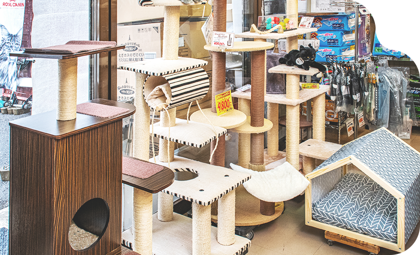 犬・猫・小動物のフードとグッズの専門店